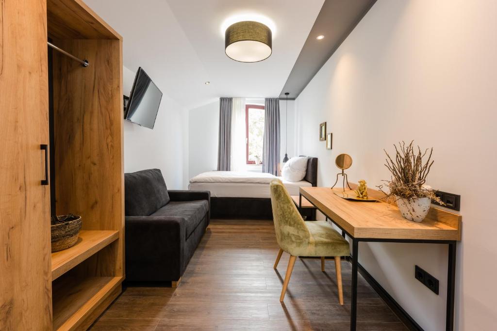 Posezení v ubytování 360 Grad Hotel & Bar