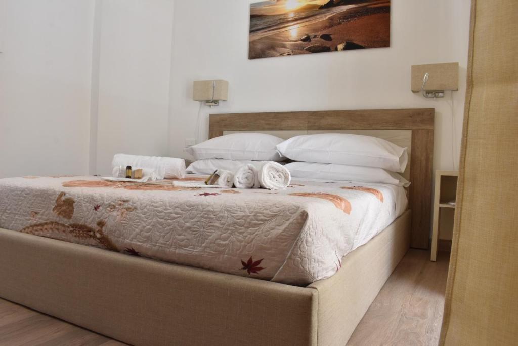 Posteľ alebo postele v izbe v ubytovaní B&B Vicomare
