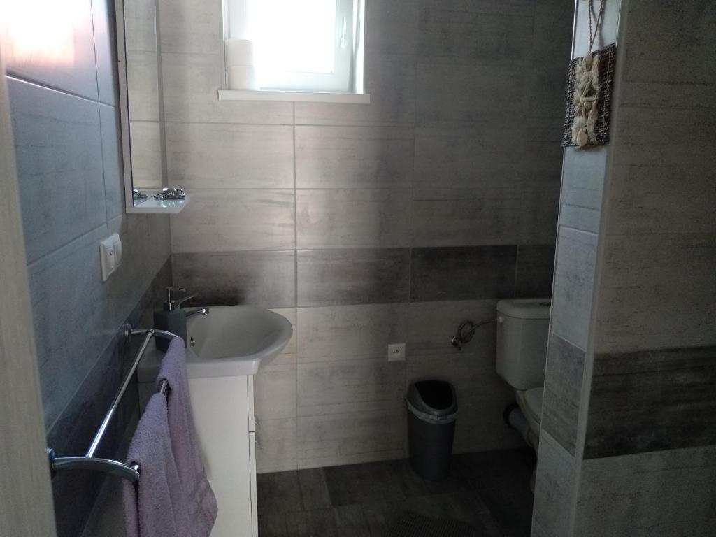 A bathroom at Villa Cuba
