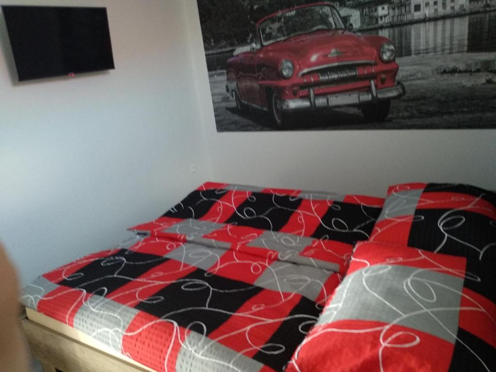 A bed or beds in a room at Villa Cuba