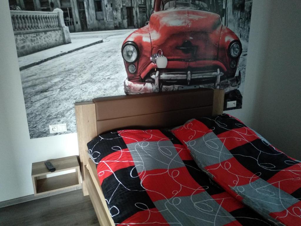 A bed or beds in a room at Villa Cuba