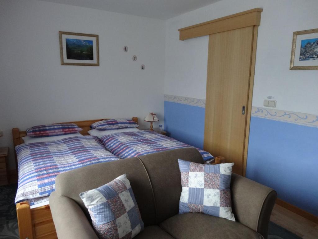 Postel nebo postele na pokoji v ubytování Haus Karl's Ruh
