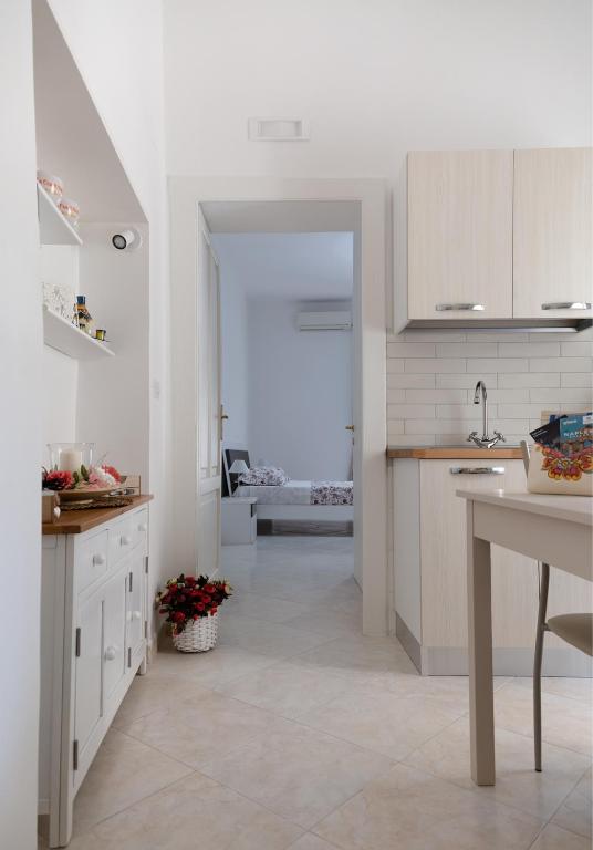 Kuchyňa alebo kuchynka v ubytovaní La Casa di Ninetta Amalfi Coast
