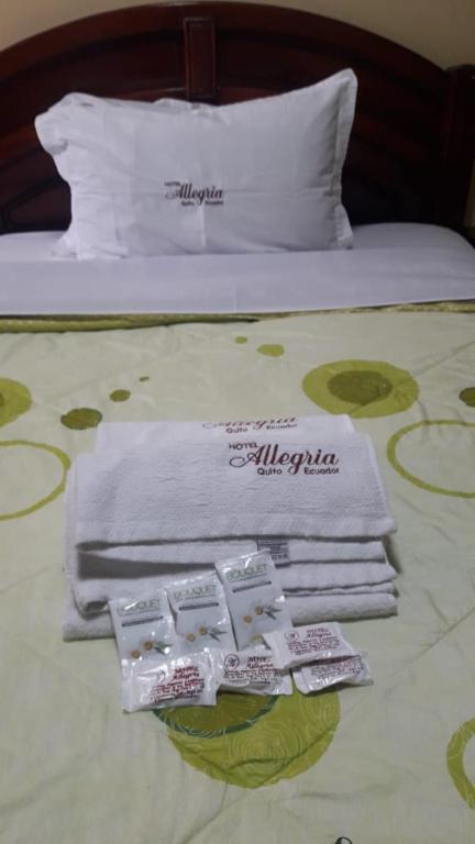 Postel nebo postele na pokoji v ubytování Hotel Allegria