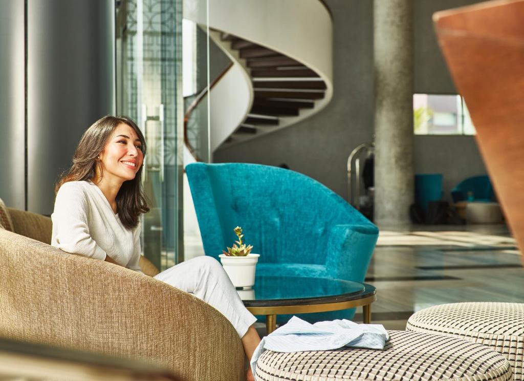 Posezení v ubytování Novotel Karawang