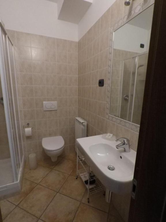Koupelna v ubytování B&B Oasi Verde