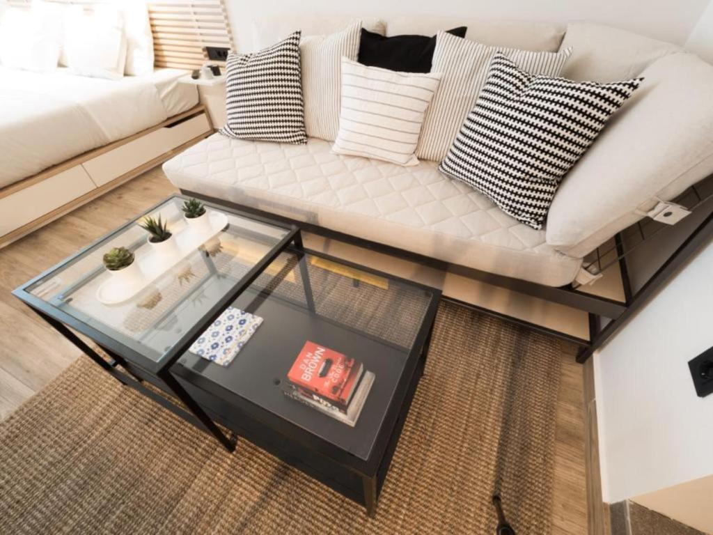A seating area at Downtown Syntagma apartment 1