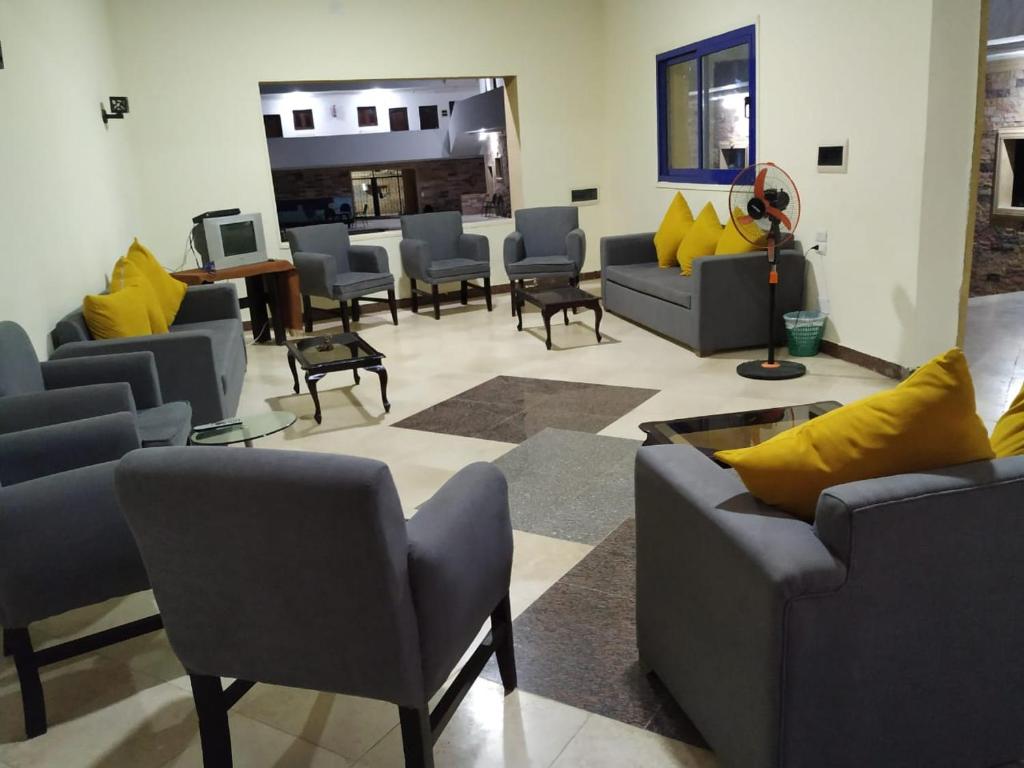 Posezení v ubytování Carmine Hotel Dahab