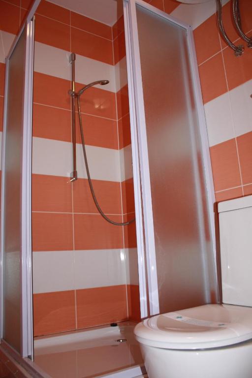 Koupelna v ubytování Apartments Lidija