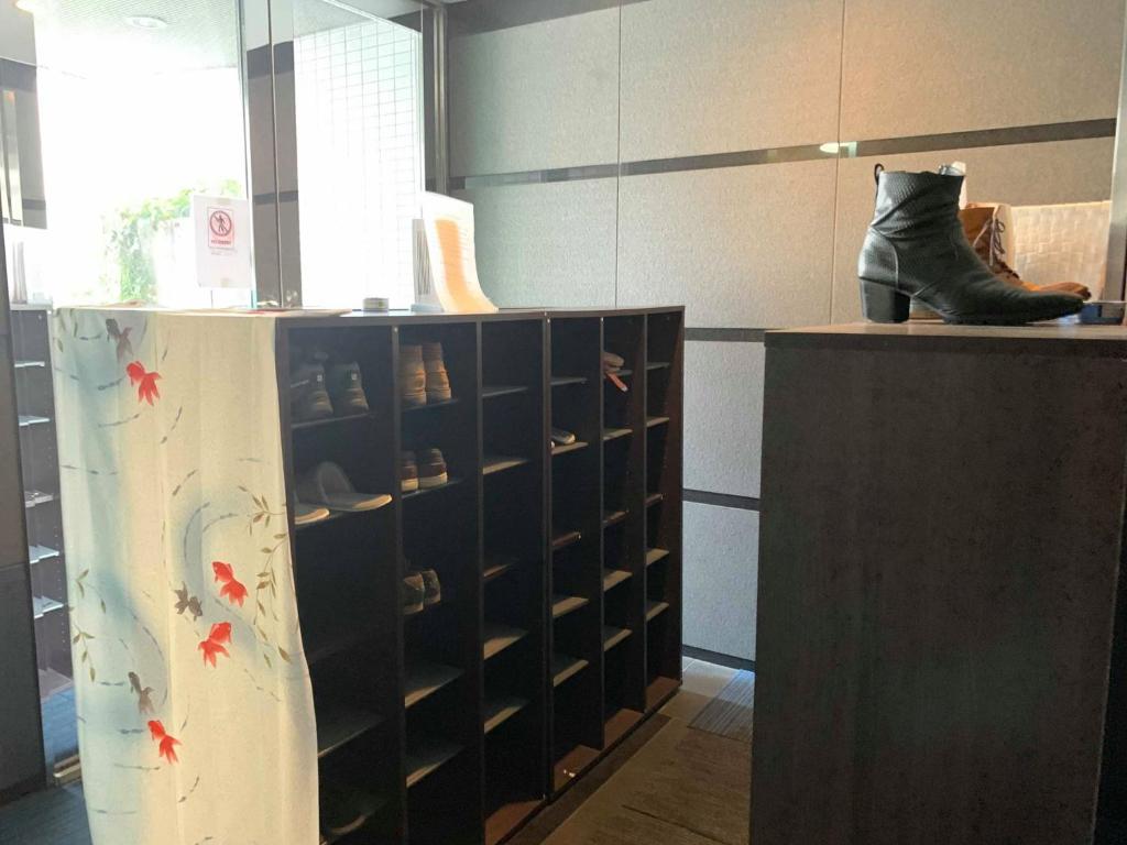 Kuchyň nebo kuchyňský kout v ubytování Ace Inn Shinjuku