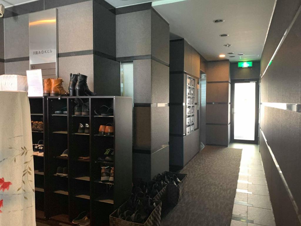 Kuchyň nebo kuchyňský kout v ubytování Ace Inn Shinjuku