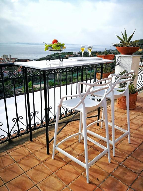 Balkón nebo terasa v ubytování Villa Mundis Relais