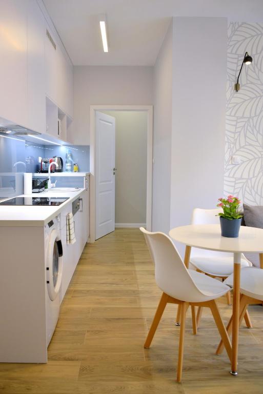 Kuchyňa alebo kuchynka v ubytovaní Chłodna Apartment by Your Freedom