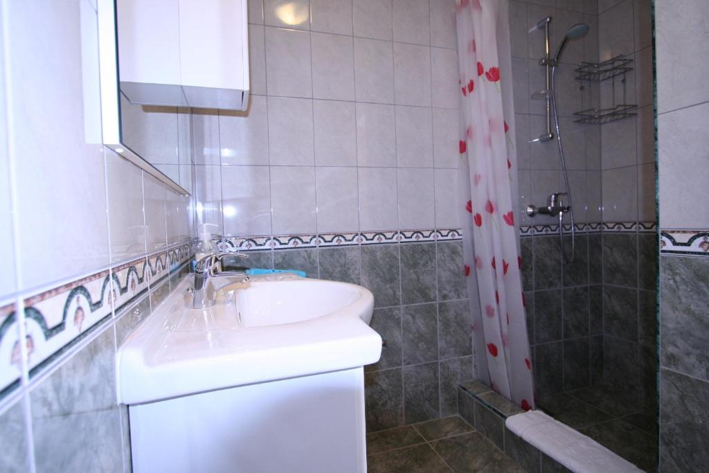 Koupelna v ubytování Villa Roze