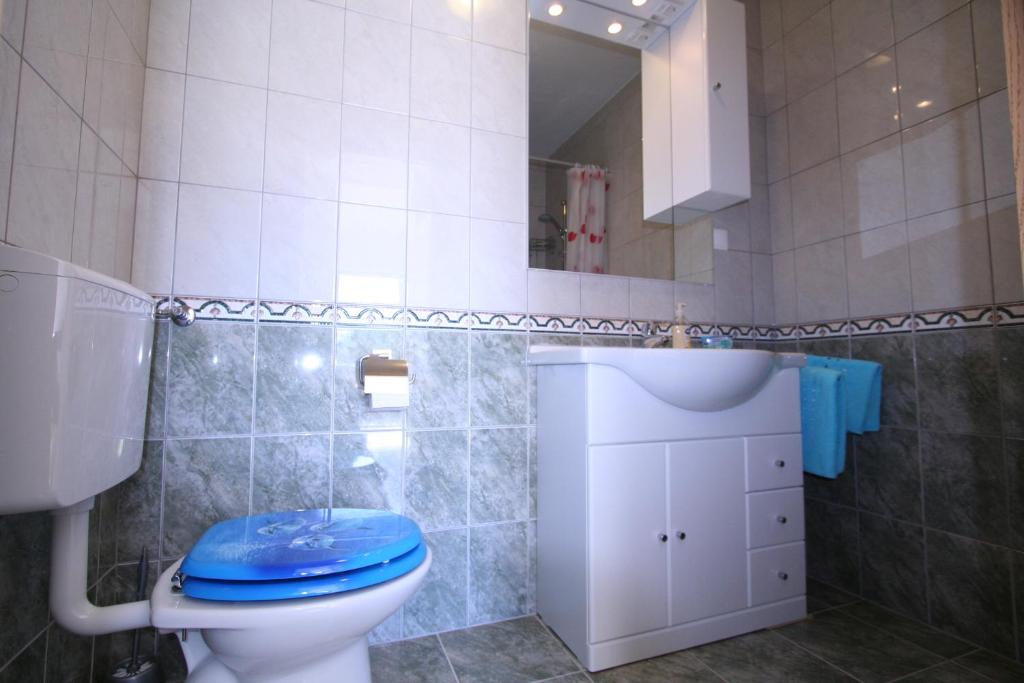 Koupelna v ubytování Villa Roze