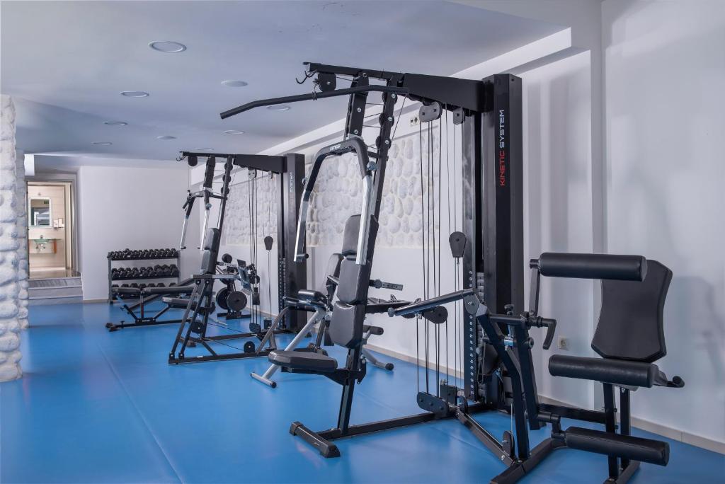 Fitness centrum a/nebo fitness zařízení v ubytování Tosca Beach Hotel