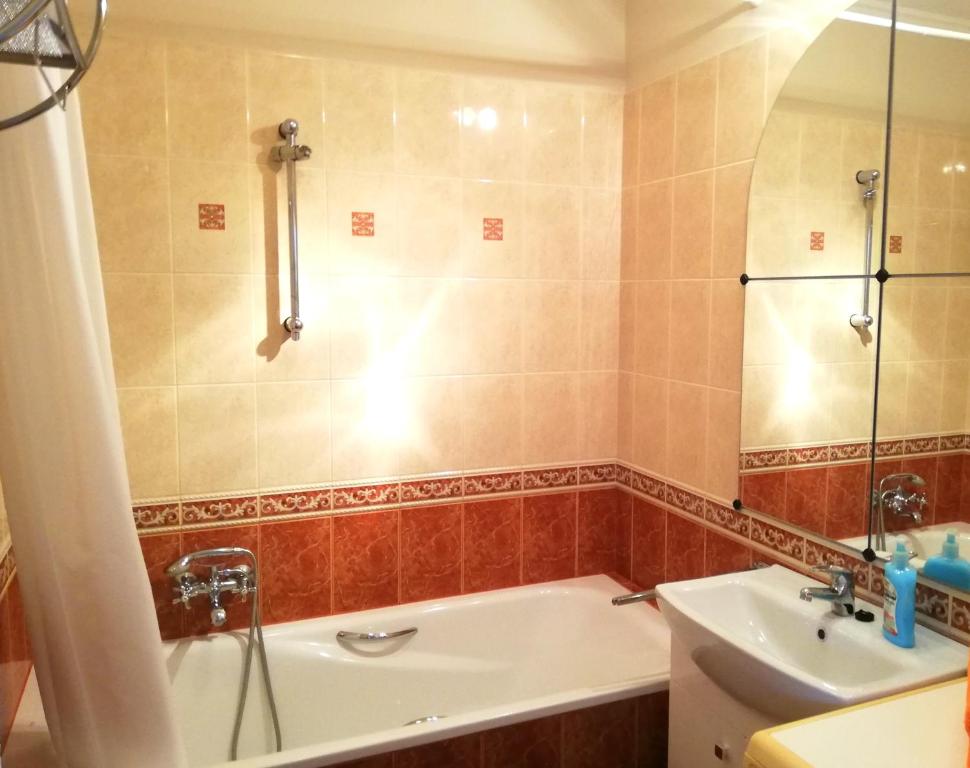 Koupelna v ubytování Strandfürdő Apartman