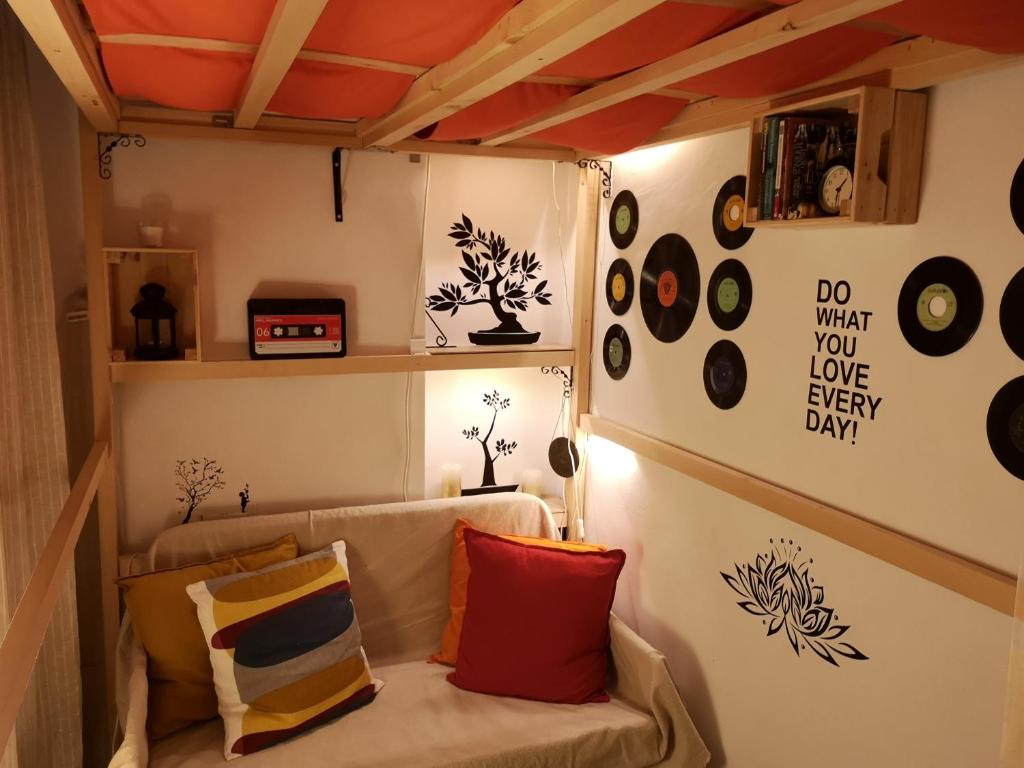 Posezení v ubytování Pijama Hostel