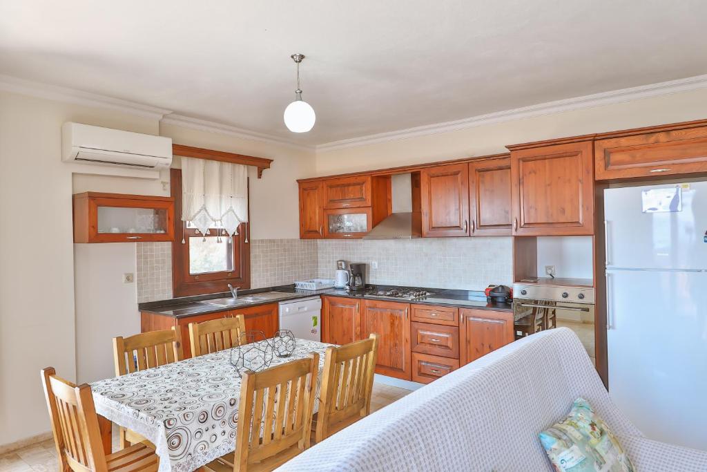 Kuchyň nebo kuchyňský kout v ubytování Nirvana Apartments