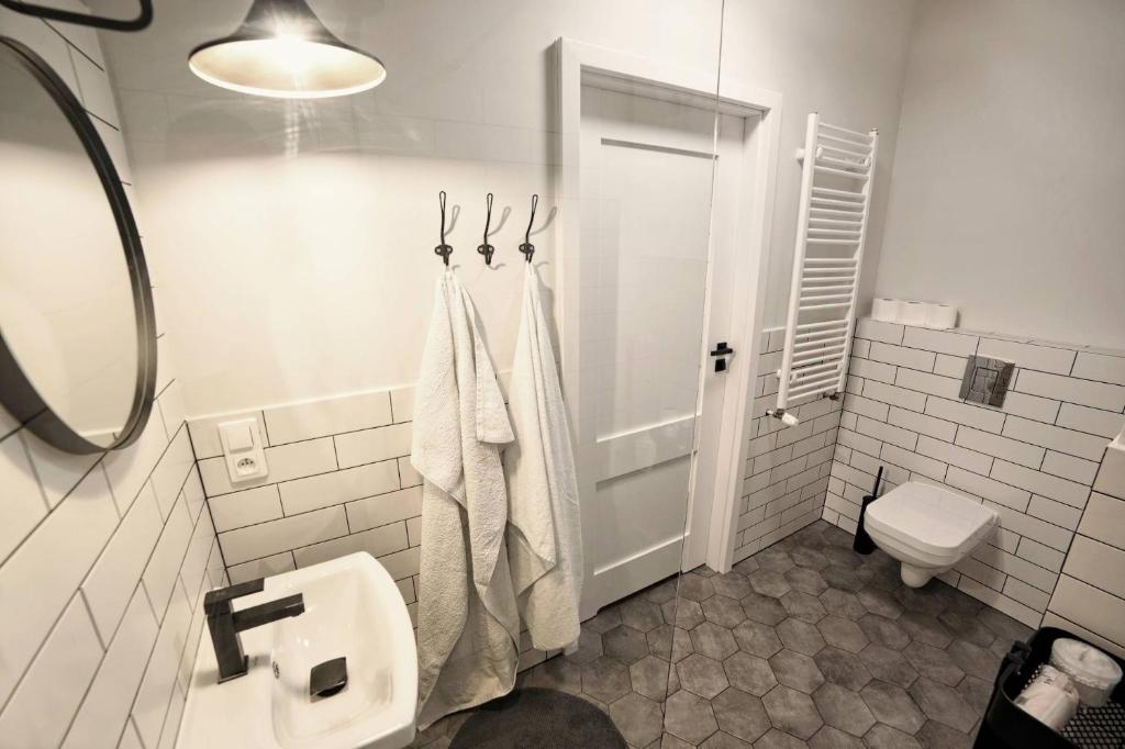 Kúpeľňa v ubytovaní One Apartment