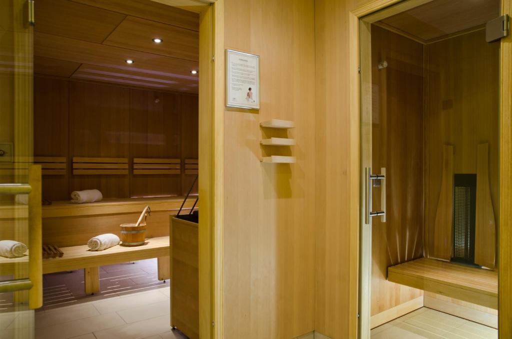 Kúpeľňa v ubytovaní Berghotel Rasis