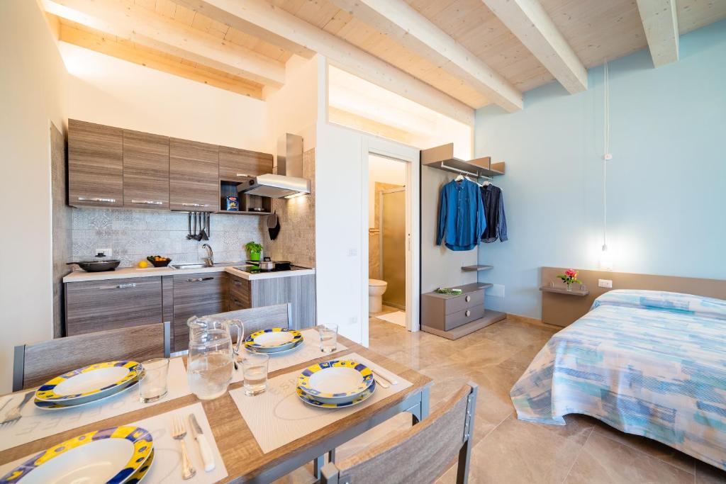 Posteľ alebo postele v izbe v ubytovaní Agriturismo Acquachiara