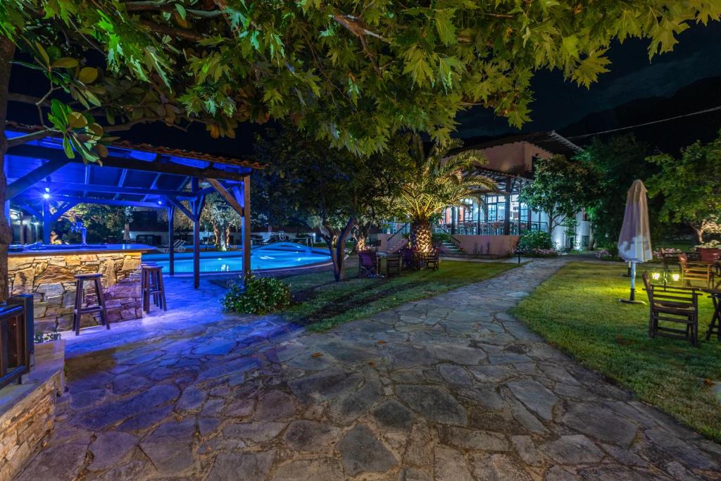 Zahrada ubytování Natasa Hotel