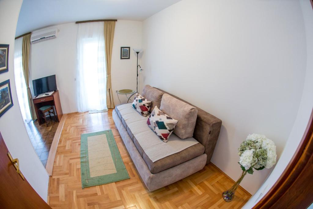 Χώρος καθιστικού στο Guesthouse Dapcevic