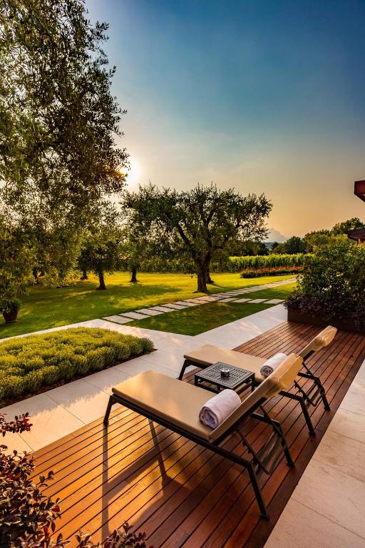Zahrada ubytování Quercia Belvedere Relais