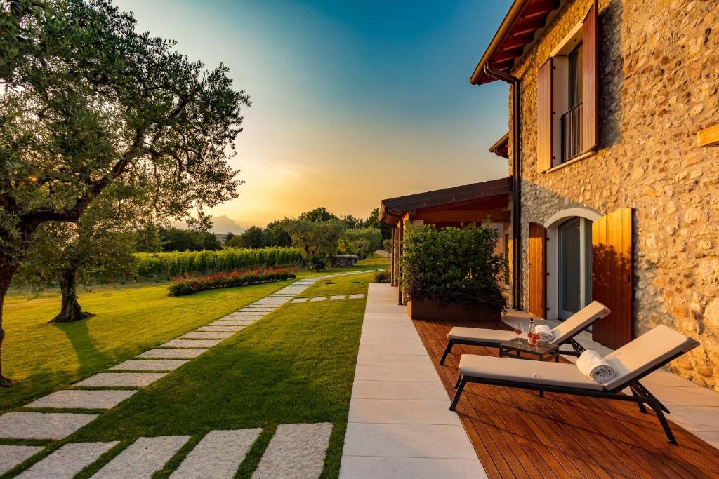 Zahrada ubytování Quercia Belvedere Relais