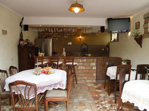 TV a/nebo společenská místnost v ubytování Villa Leon Hel