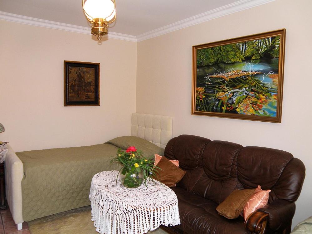 Posezení v ubytování Villa Leon Hel