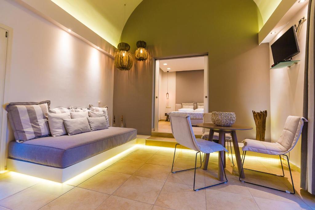Posezení v ubytování Anassa Deluxe Suites