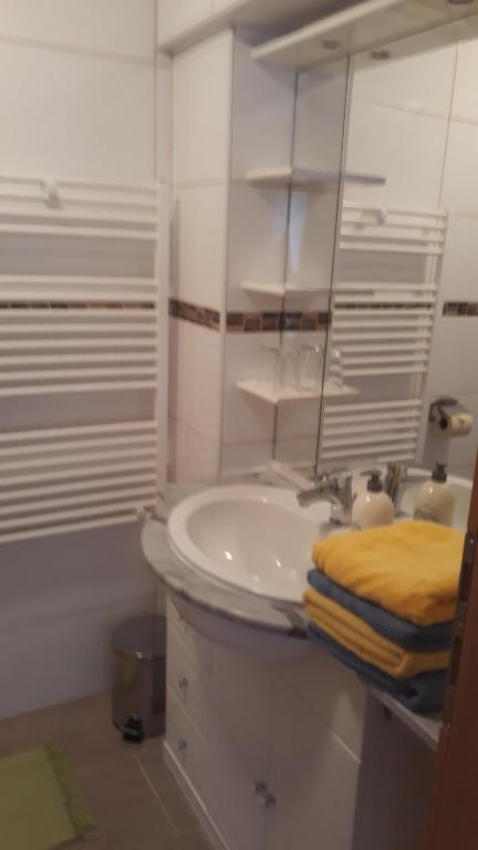 Koupelna v ubytování Haus Sonja