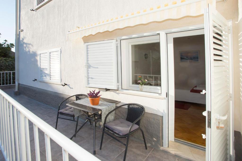 Balkón nebo terasa v ubytování Guest House Kušeta