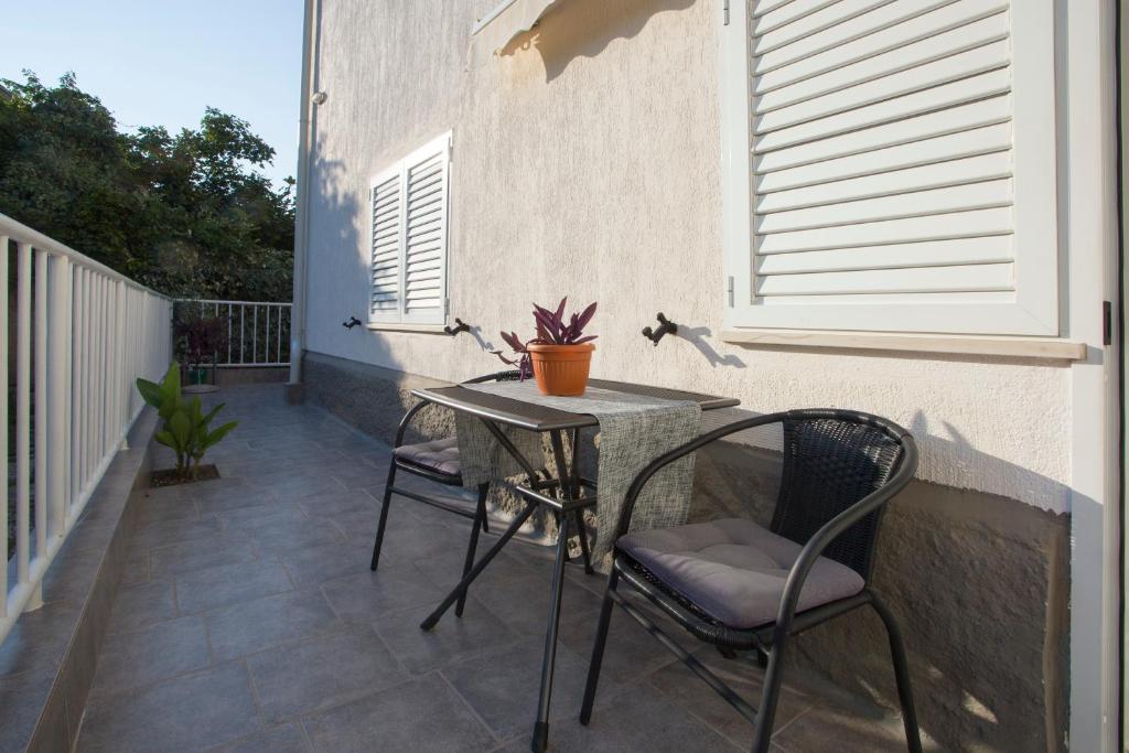Balkón nebo terasa v ubytování Guest House Kušeta