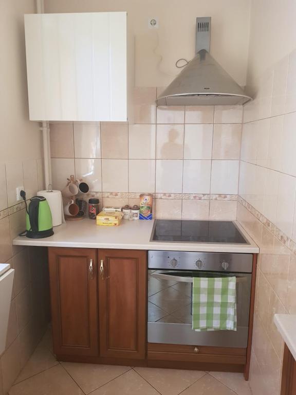 Kuchyňa alebo kuchynka v ubytovaní Apartament na Przymorzu