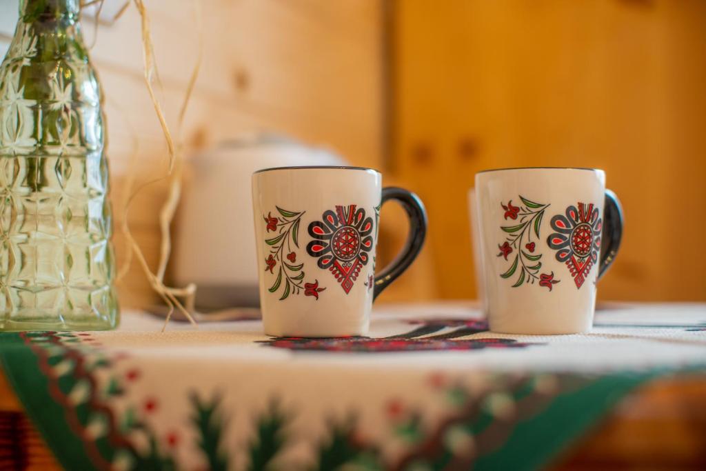 Zestaw do parzenia kawy i herbaty w obiekcie Willa Lassakówka