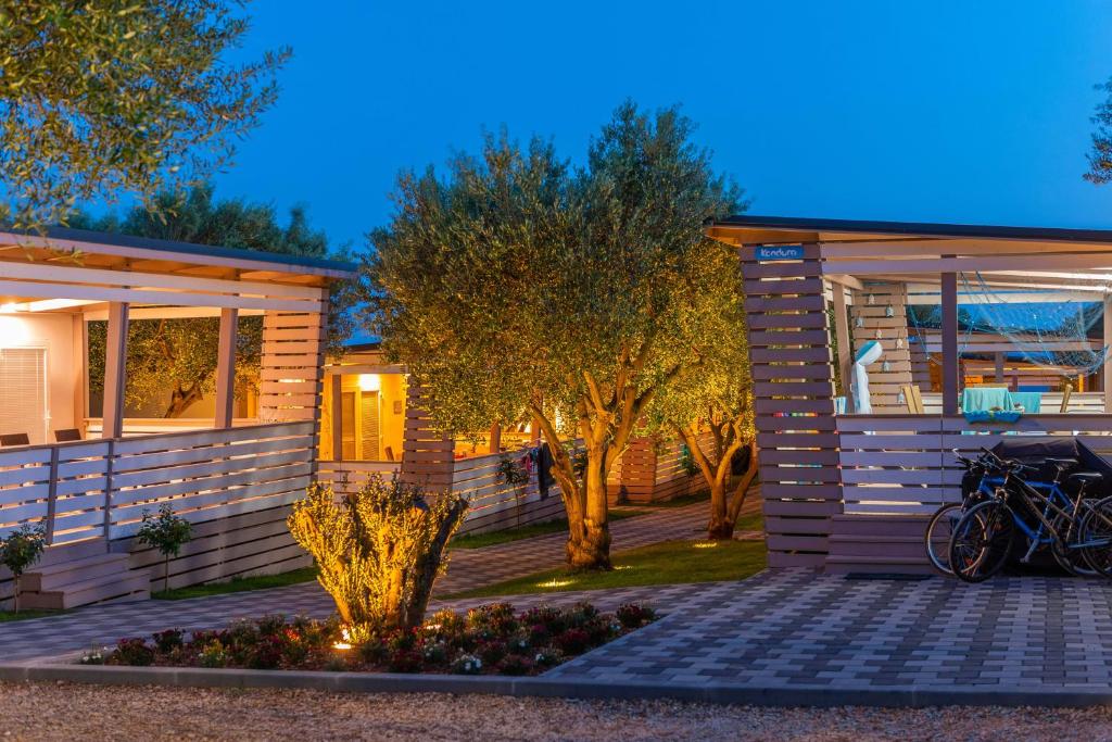 Zahrada ubytování Camp Bepo