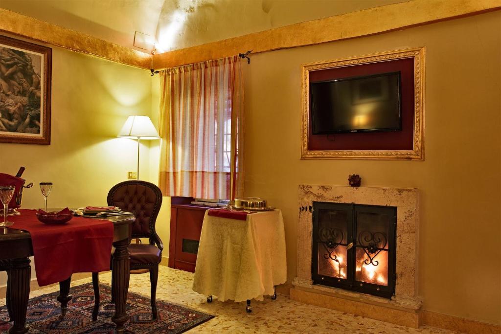 Posezení v ubytování Residenze Gregoriane - Residenza d'Epoca