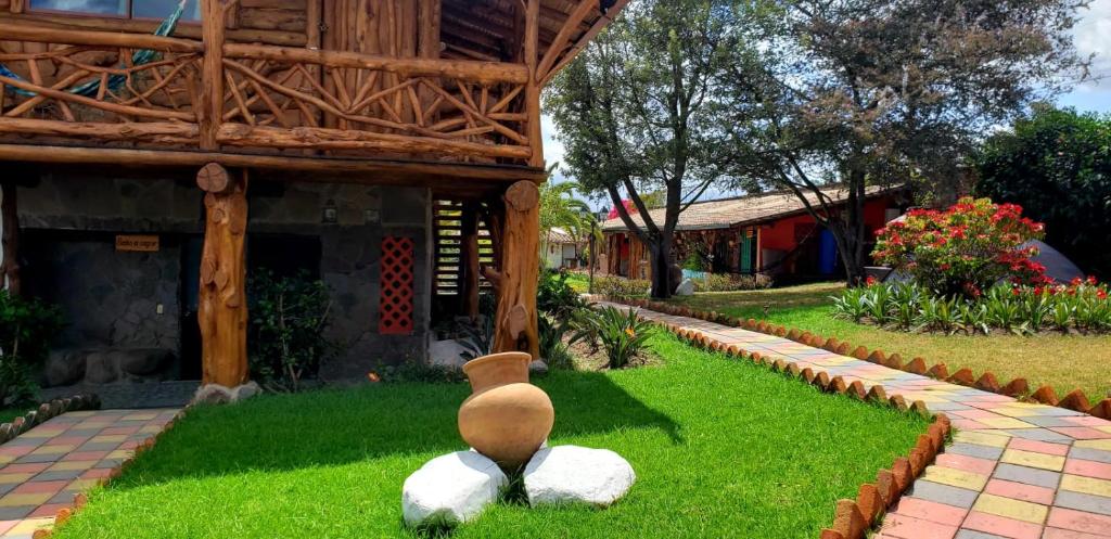 Zahrada ubytování Zaysant Ecolodge