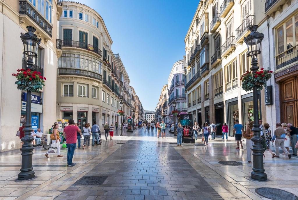 Goście zatrzymujący się w obiekcie Malaga Centre Apartment with Parking