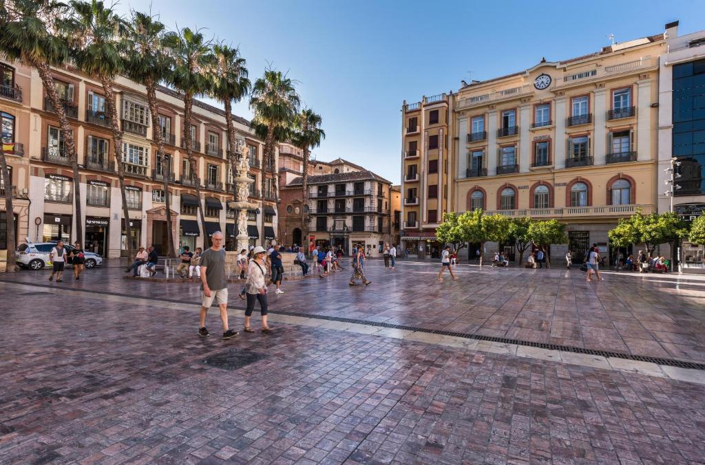 Goście zatrzymujący się w obiekcie Malaga Centre Apartment with Parking