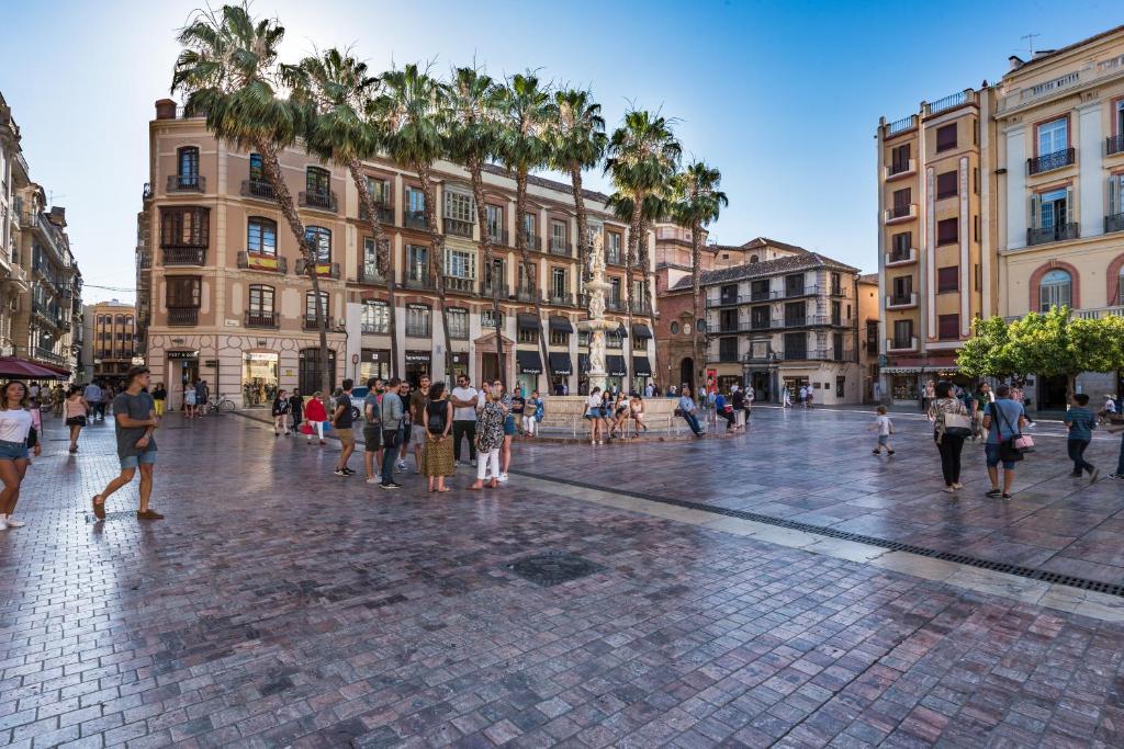 Goście zatrzymujący się w obiekcie Malaga Centre Apartment with Parking