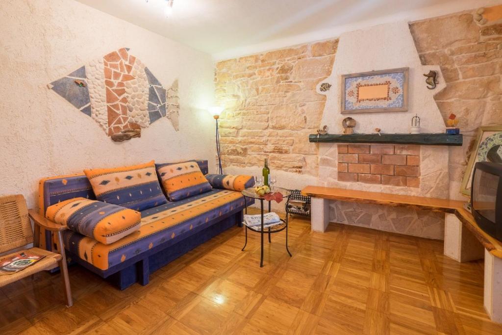 Posezení v ubytování House Helena