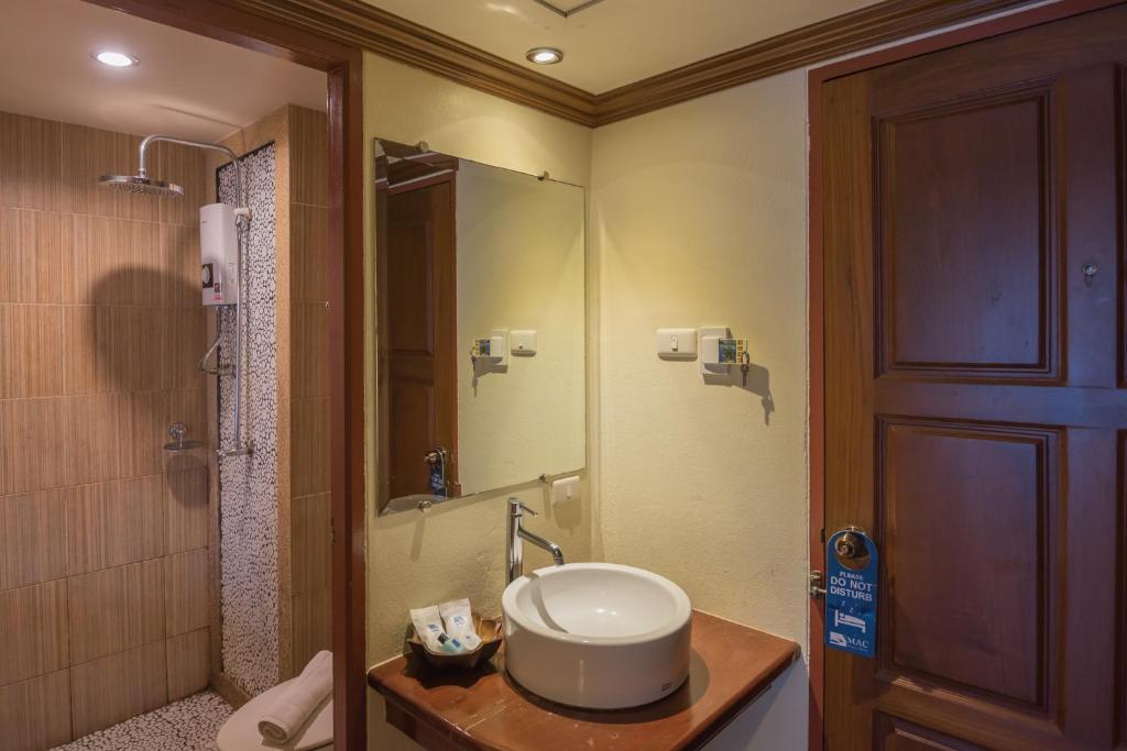 Ванная комната в Mac Resort Hotel