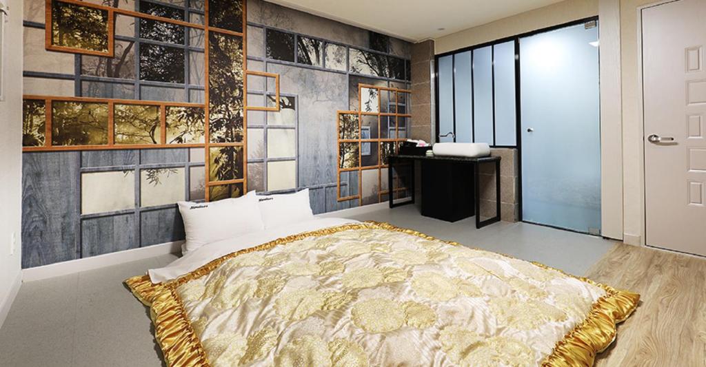 Katil atau katil-katil dalam bilik di Hotel Mondavi