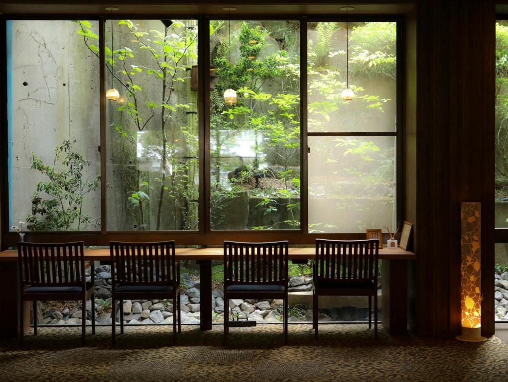 Zahrada ubytování Besshoonsen Nanjyo Ryokan