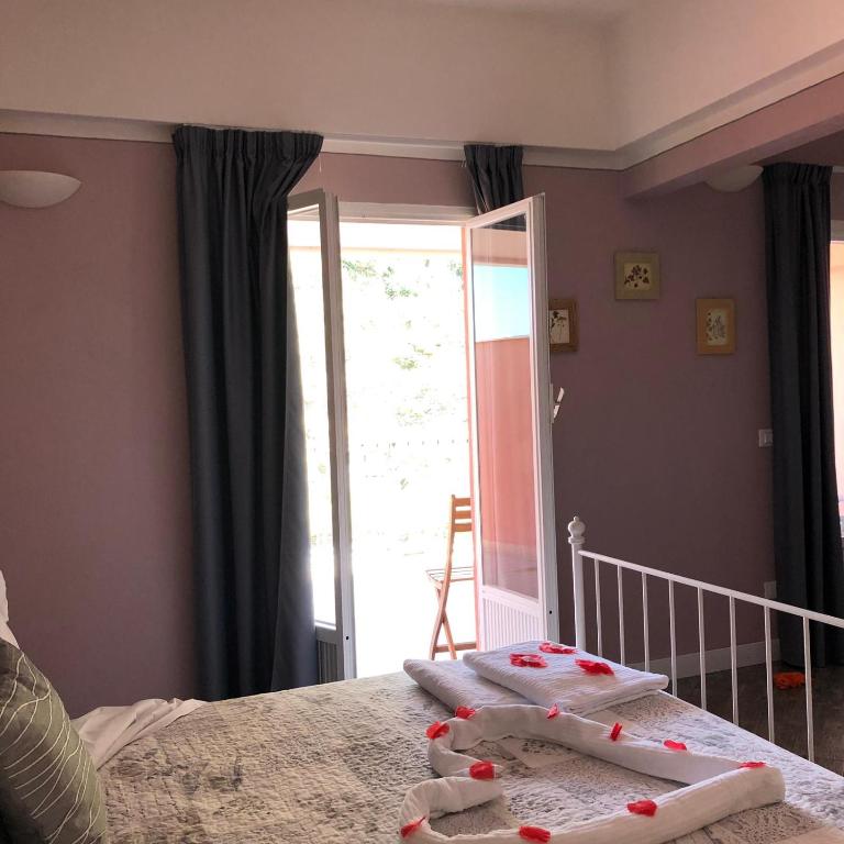 Postel nebo postele na pokoji v ubytování Cà de Lelio
