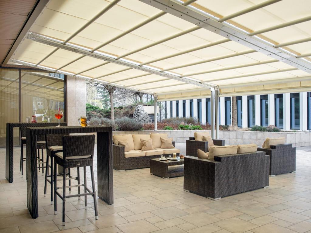 Posezení v ubytování Panorama Hotel Prague
